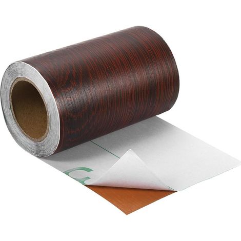 Ruban adhésif imitation bois Sourcing Map, 10 cm x m, pour la réparation de plinthes, portes (1/5)
