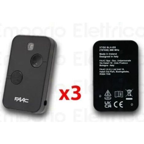 FAAC 3 x 2 canales XT2 868 SLH LR 787009