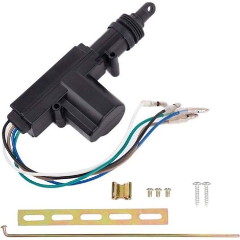 Dailygoody, Juego de actuadores eléctricos para cerraduras de puertas, 12 V, resistente al agua, Duradero, Cable de 5 pines, Universal (1/5)