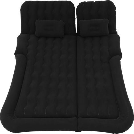 Matelas de siège arrière SUV, lit de voiture gonflable, PVC résistant, noir (1/2)