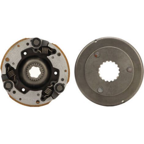 Embrayage automatique avec couvercle, ensemble de démarrage moteur 17 mm pour quads, motos tout-terrain et karts chinois de 50 à 110 cm3 (1/5)