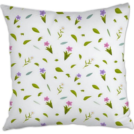 Housse de coussin 45x45 cm carrée doux et respirant pour chambre à coucher salon (1/5)