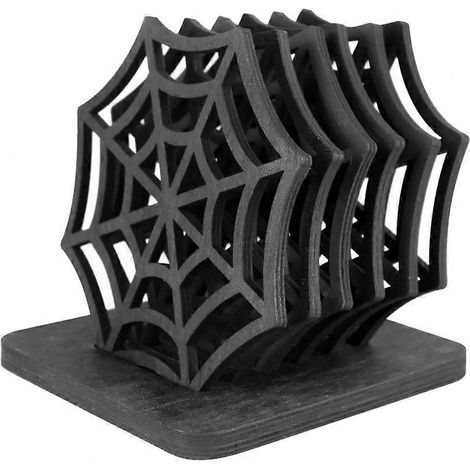 Dekorative Spinnenuntersetzer, gruselige Spinnennetz-Untersetzer, festliche Halloween-Tischsets, Heimdeko-Set (1/5)