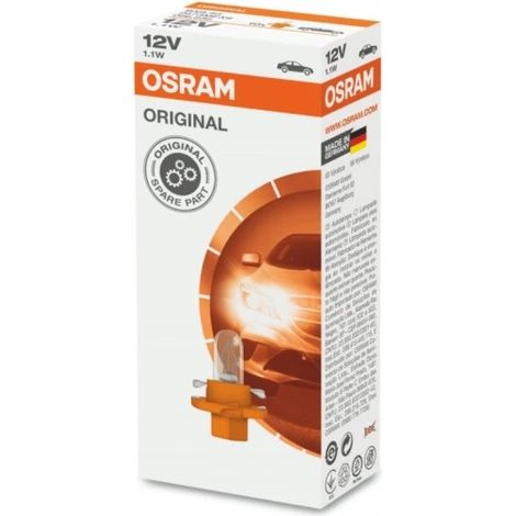 10x Osram BAX 12V 1.1W BX8.4D 2473MFX6 originali (1/3)