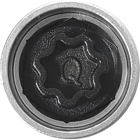 Clé à douille à vis antivol outil clé de sécurité maître écrou de roue de verrouillage 814/Q 17mm remplacement de douille pour Audi A6 A3 A4 A5 TT (1/5)