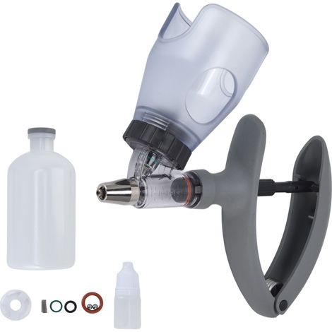 Injecteur Animal 5ml Réglable et Continu pour Bétail, Moutons, Poulets (1/5)