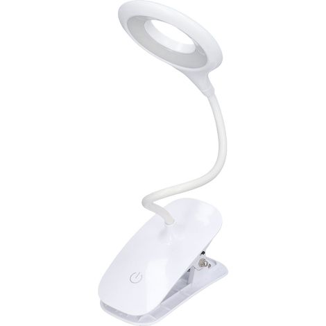 LED-Schreibtischlampe mit USB-Aufladung, Clip-Befestigung, 3 Beleuchtungsmodi, stufenlos einstellbar per Touch-Steuerung, für Büro und Schlafzimmer (1/5)