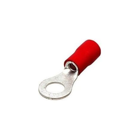 Runder isolierter Anschluss 5,3 / 1,5 mm Rot 50 Stk