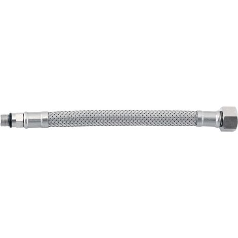 Attacchino inox bicono cm 50 per rubinetto miscelatore 3/8 idrobric - idrobric (1/3)