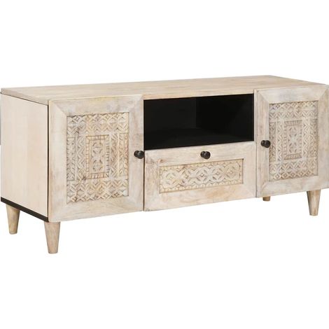 Unidades de TV con cajón 105 x 33 x 46 cm Madera contrachapada vidaXL