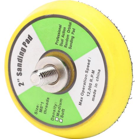 Disques de ponçage de 50 mm/2 pouces pour ponceuse pneumatique, affûtage et polissage, compatibles avec les machines à papier de verre. (1/5)
