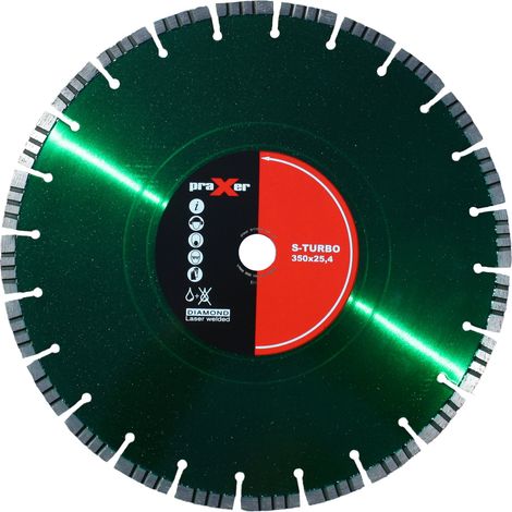 Disco diamantato S-TURBO PRAXER da 350 mm