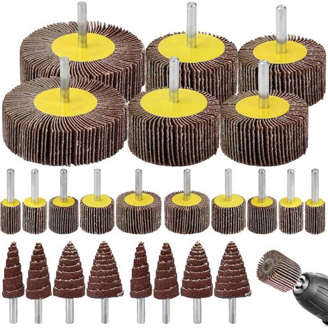 24 x 80 Grit Flap Sanders 12 Different Diameters (1/5)