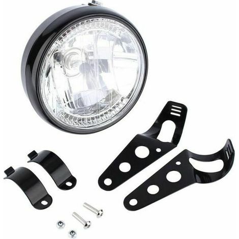 7 Pouces Lampe Phares Avant de Moto Feux de Signification Rond Ampoule Projecteur（ 12v） (1/4)