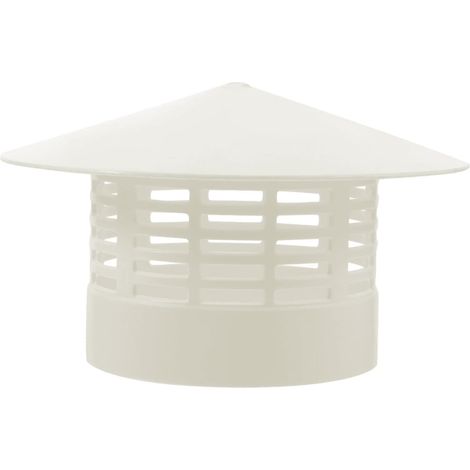 Housse de cheminée en plastique - 110 mm - Montage facile - Durable - Pour l'extérieur (1/5)