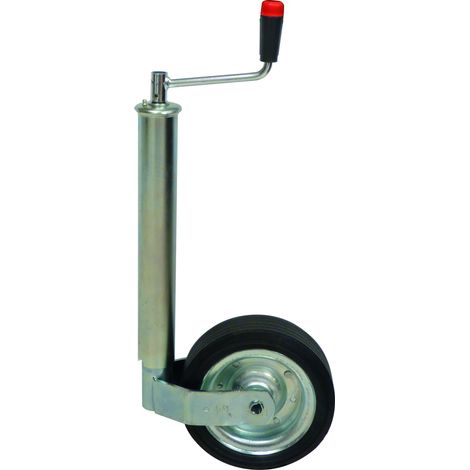 SODISE - Roue jockey jante acier 60mm course de 250mm grande roue 400kg - 17532 - Ce produit de marque TOPCAR est neuf. (1/2)