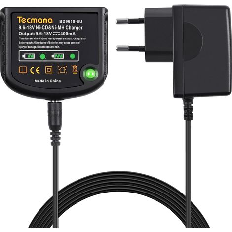 9.6V-18V Chargeur pour NI-MH/NI-CD Batteries 9.6V 12V 14.4V 18V, pour HPB12 HPB14 HBP18 (Pas pour Batterie Li-ION) (1/5)