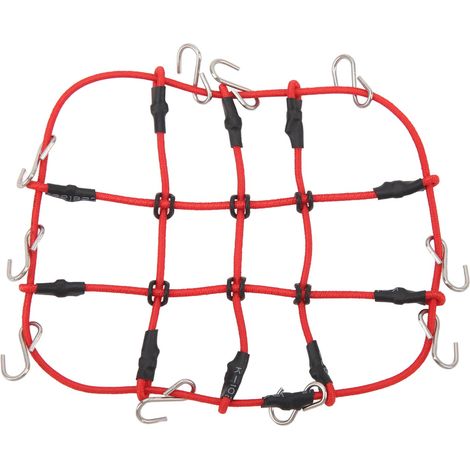 Sac à dos filet décoratif simulation pour voiture RC Traxxas TRX4M 1/18 - Accessoire rouge (1/5)