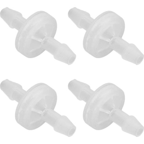 Lot de 12 clapets anti-retour pour aquarium, résistants à l'ozone et à l'huile, en polypropylène (PP), pour aquariums et industrie chimique, diamètre 5,1 mm. (1/5)