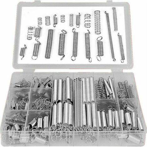 Set di molle di tensione e compressione - 200 pezzi (1/5)
