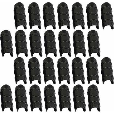 30 Pièces de Serre Clips 32mm pour Fixer Housses Films et Plantes au Jardin (1/4)