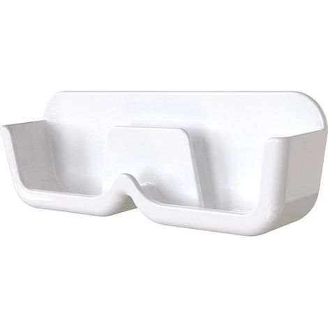 Boîte De Rangement Pour Lunettes - Étagère Murale Auto-Adhésive Sans Perçage - Dimensions 17,5 x 5,8 x 3,5 cm - Plastique - 1 Pièce (1/5)