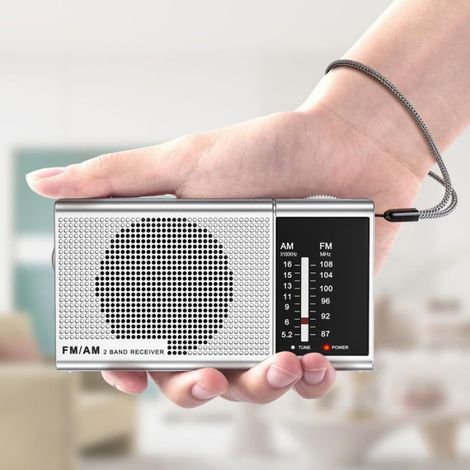 1 Radio Portable,AM FM,Antenne télescopique,Réception DSP,Haut-parleur stéréo,Urgence Extérieur (1/5)
