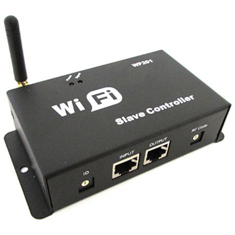 WiFi Multi Point Controller WF201 Slave Centralina Figli Ripetitore Wireless Per Led RGB Interfaccia Con Iphone Android (1/3)