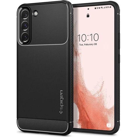 Spigen Rugged Armor Galaxy S22, matt schwarz (1/5)