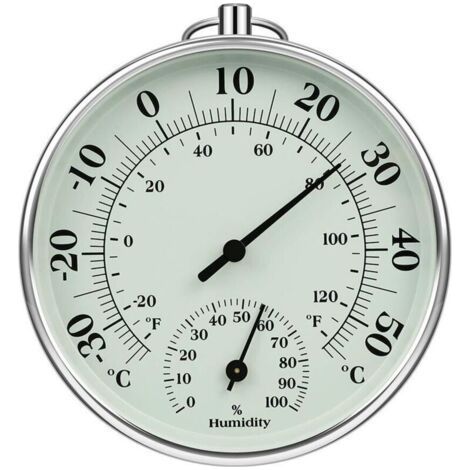 10cm Indoor/Outdoor Thermometer, Indoor/Outdoor Humidity Thermometer, Indoor/Outdoor Air Temperature Monitor, Air Conditioning Humidity Thermometer, Water Indicators (1/5)