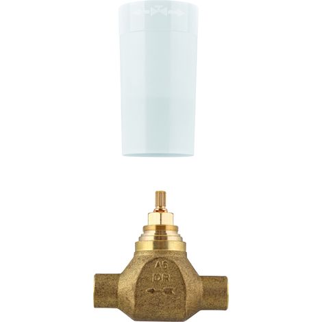 Base de válvula Grohe UP premontada ObT 18 mm con conexión de soldadura