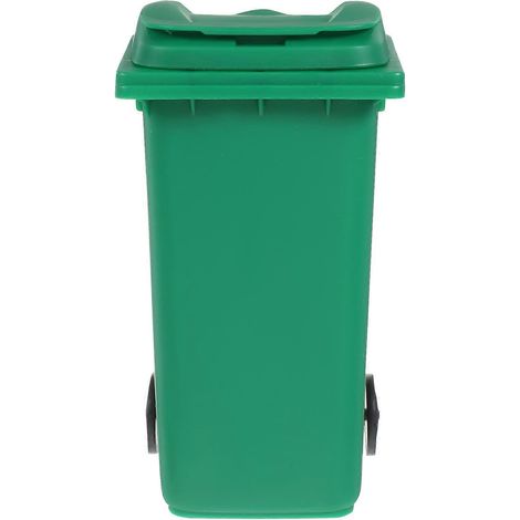 Lot de 2 poubelles de table, porte-objets divers, boîte de rangement pour bureau, poubelle de comptoir (1/5)