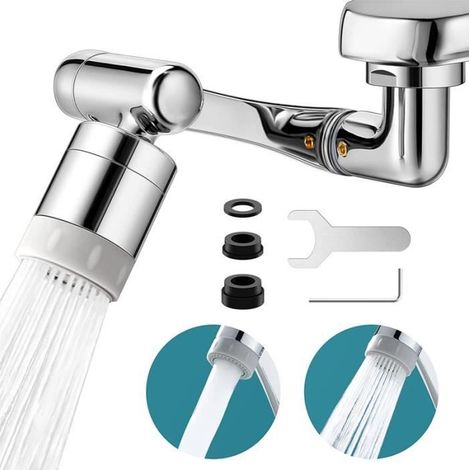 Mousseur de Robinet - FOLAYA - Pivotant - Économie d'eau - 2 Modes de Sortie - Installation Facile (1/4)