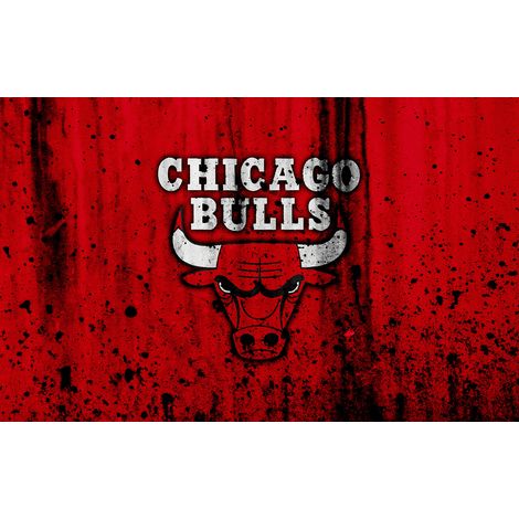Papier peint panoramique Basket / Basket-ball - Chicago Bulls - 130 cm x 81 cm (1/2)
