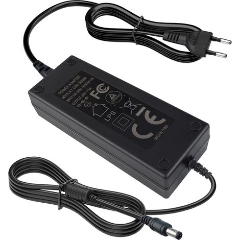Alimentation 24V 5A 120W Adaptateur Secteur 100-240V AC/DC Transformateur Convertisseur avec 5.5 x 2.5mm Prise de Sortie DC pour LED Bande, Caméra de Surveillance, LCD Monitors, DVD, TVs (1/5)