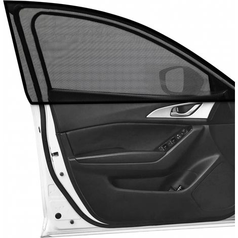 YMYNY Parasol para coche para bebé, 2 piezas, parasol para coche, máxima resistencia a los rayos UV, apto para la mayoría de los coches con tira autoadhesiva, fácil de instalar y quitar (XL) ventana t (1/5)