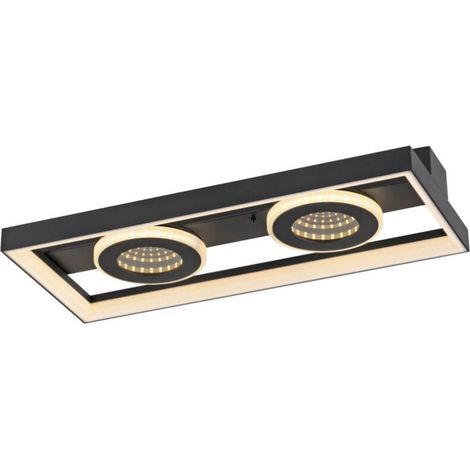 Plafonnier rectangulaire Traforo double - 6854-18