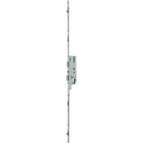 Crémone à barillet 4 galets – Verrouillage 4 galets – Fouillot carré 7 mm – Longueur 2150 mm – Axe 50 mm – Fercomatic