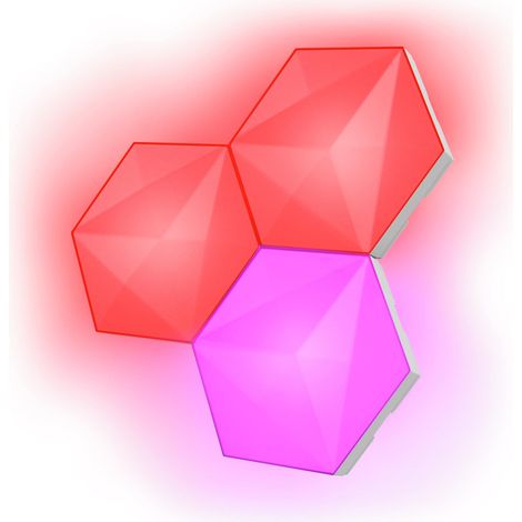 Trust GXT 903 Vybz LED-Panels Set weiß hexagonal (1/3)