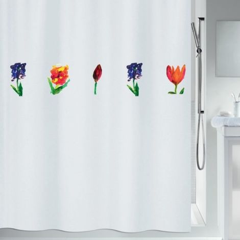 Cortina de ducha Poliéster MANO 120x200cm Multicolor Spirella
