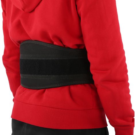 Ceinture de musculation, support lombaire, ceinture d'entraînement en nylon, accessoires de musculation, taille M (1/5)