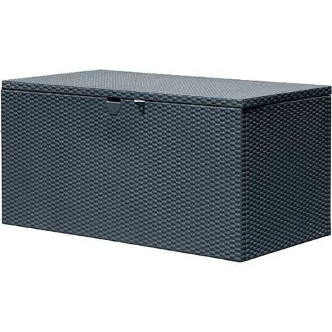 Coffre de jardin en acier inoxydable 509L – Dimensions 132x70x67 cm – Étanche et résistant aux UV – Amortisseurs à gaz pour ouverture facile – Shelterlogic (1/5)