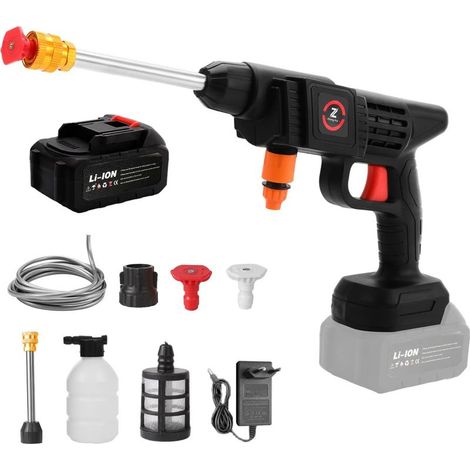 Makita 200W 50Bar High Pressure Washer, Cordless Spray Gun with 10-Cell Battery (1/5)