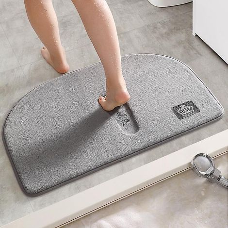 Maschinenwaschbare Badematte aus Memory-Schaum – 50 x 80 cm – Ultra-saugfähige, rutschfeste Duschmatte für Bad, Schlafzimmer und Küche (1/5)