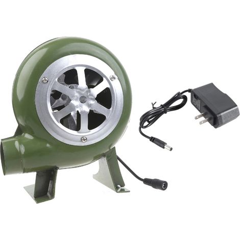 Ventilateur de barbecue portable 12 V pour grillades en extérieur, barbecue, feu de camp, camping et randonnée (30 W/40 W/80 W).-AquaForge
