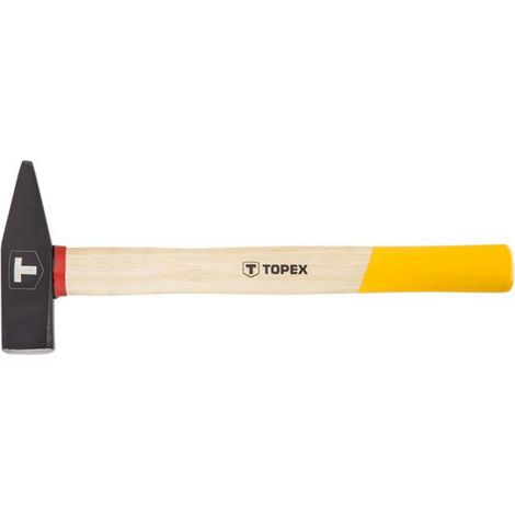 Marteau De Serrurier - 1000 G - Manche Bois - Pour Travaux De Montage Et Construction - 1 Pièce