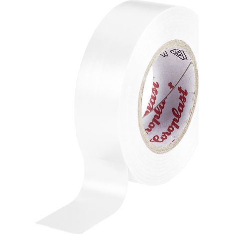 Coroplast 302-25-WH Isolierband Weiß 15 mm x 25 m