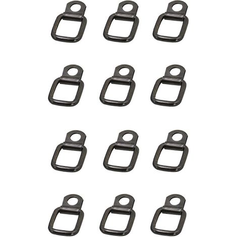 12 anneaux d'arrimage en D compatibles avec Wrangler JL, JT, JK, TJ, YJ et LJ (1995-2022) (1/5)