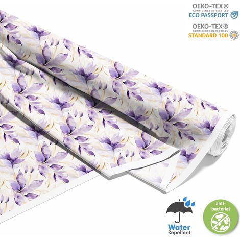 OUTDOOR DEKOSTOFFE OXFORD - Pflanzenmuster - DX2041