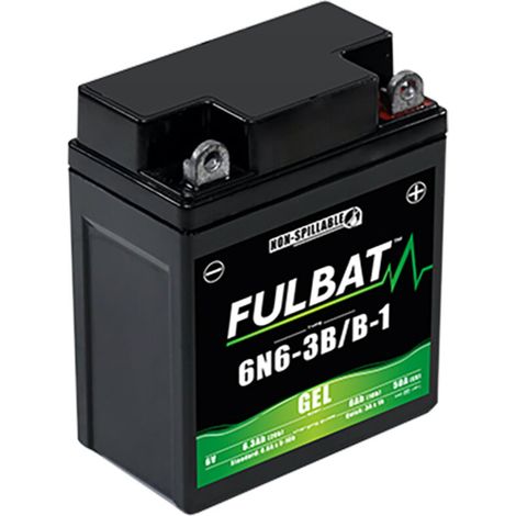 Fulbat - Batterie moto Gel 6N6-3B / 6N6-3B-1 6V 6Ah